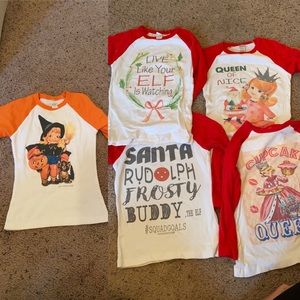 Boutique Holiday Raglan Tee Lot